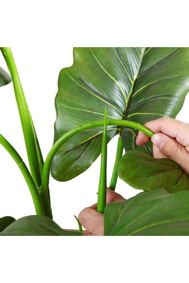 Yapay Ağaç Dev Fil Kulağı Taro Ağacı 170 Cm 11 Yaprak - 2
