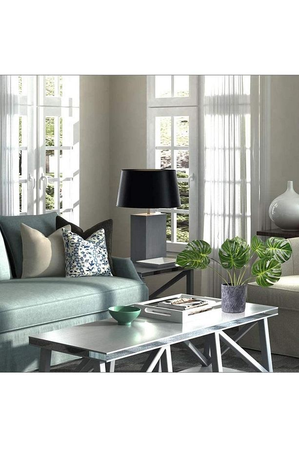 Yapay Çiçek Monstera Yaprağı Yeşil Renk 7 Başlı 7 Kafalı Yapay Yaprak - 5
