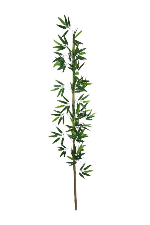 5li Set Yapay Bambu Sopası 16 Yapraklı 150cm Yapay Çiçek Bambu Duvarı Separatör Çiçeği Yapay Çiçek - 4