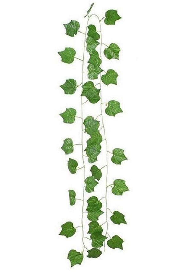 Yapay Sarmaşık Üzüm Yapraklı Yapay Çiçek Dekoru 230cm X 3 Adet - 3