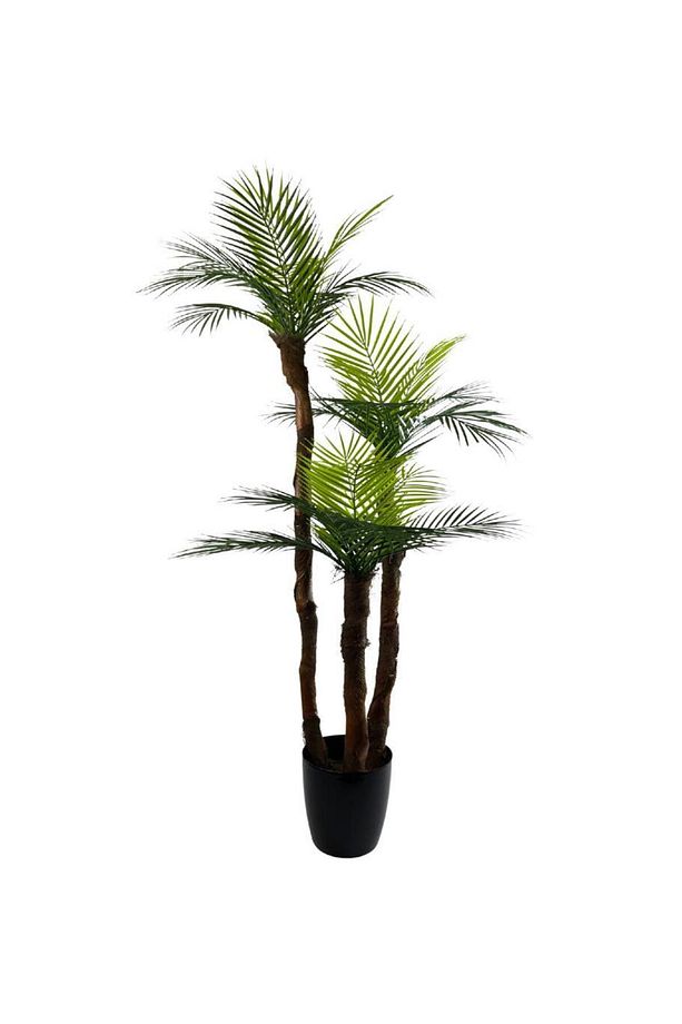 Yapay Ağaç 3 Dal 140cm Areka Palmiye Ağacı Areka 3katlı Salon Çiçeği Yapay Çiçek - 6