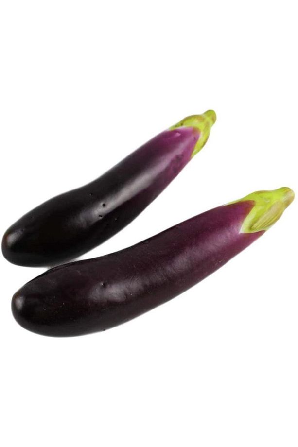 Yapay Sebze Patlıcan Aubergine 1adet 18*5cm - 3