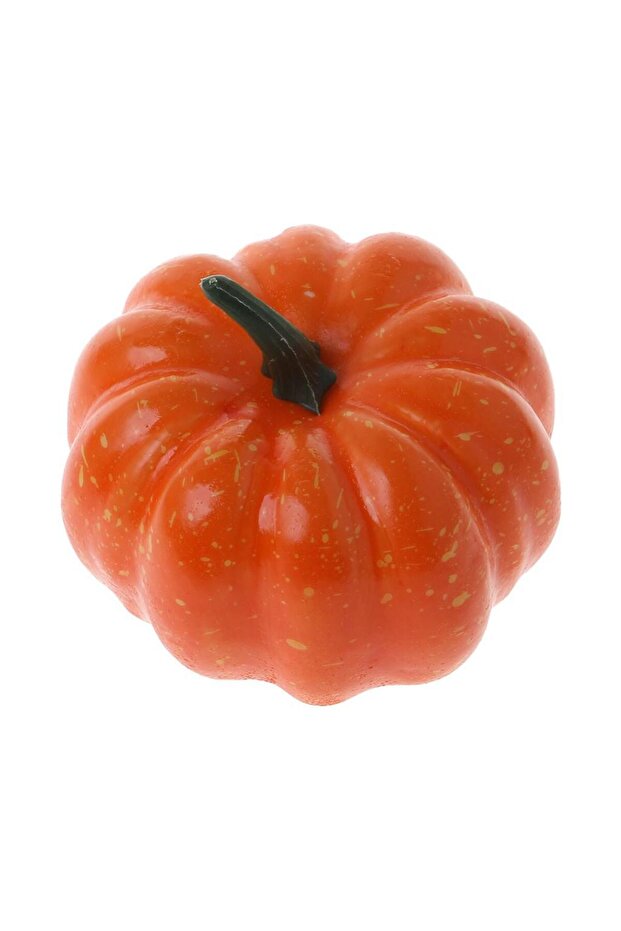 Artificial Vegetable Pumpkin Pumpkin Orange 8cm 1Pc - 2