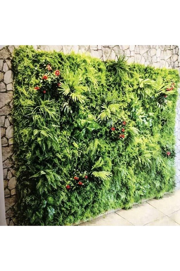 Yapay Çiçek Cycas Aşk Merdiveni Eğrelti Otu Sıkas Bitkisi 7 Dal 21 Yaprak 40*30cm Yapay Bitki - 5
