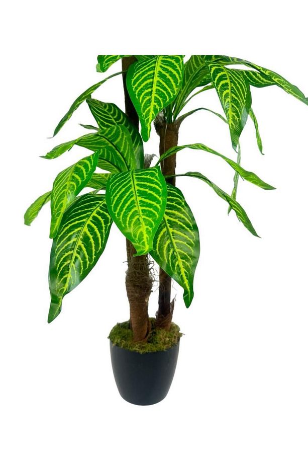 Yapay Ağaç Yukka 3Katlı 36 Yaprak 100cm Sarı Çizgili Model - 7
