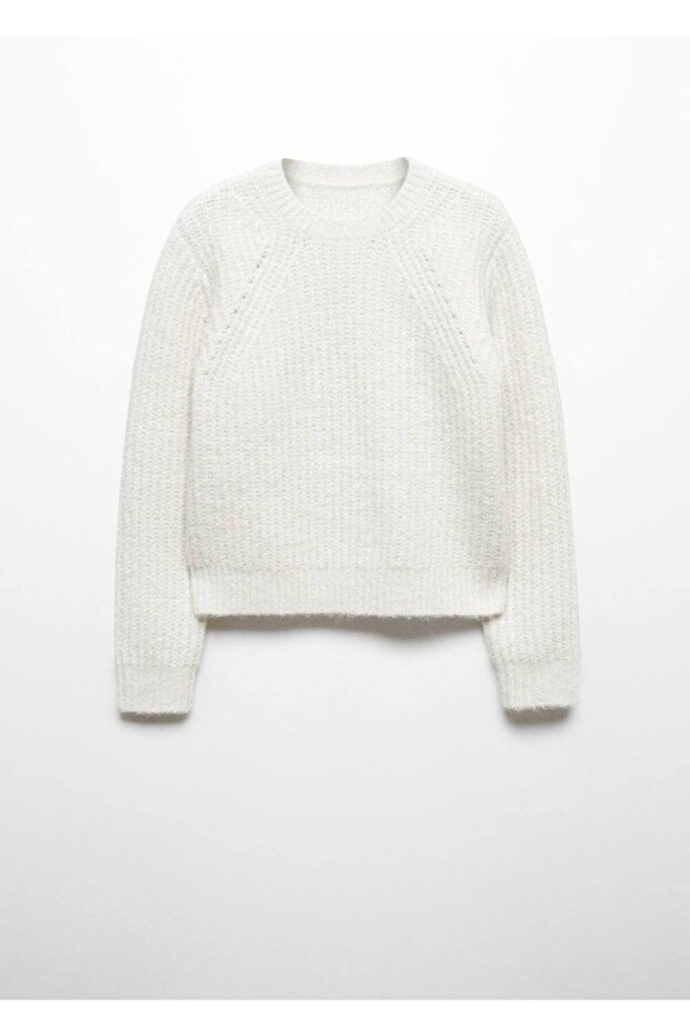 Yuvarlak yaka triko kazak - 3