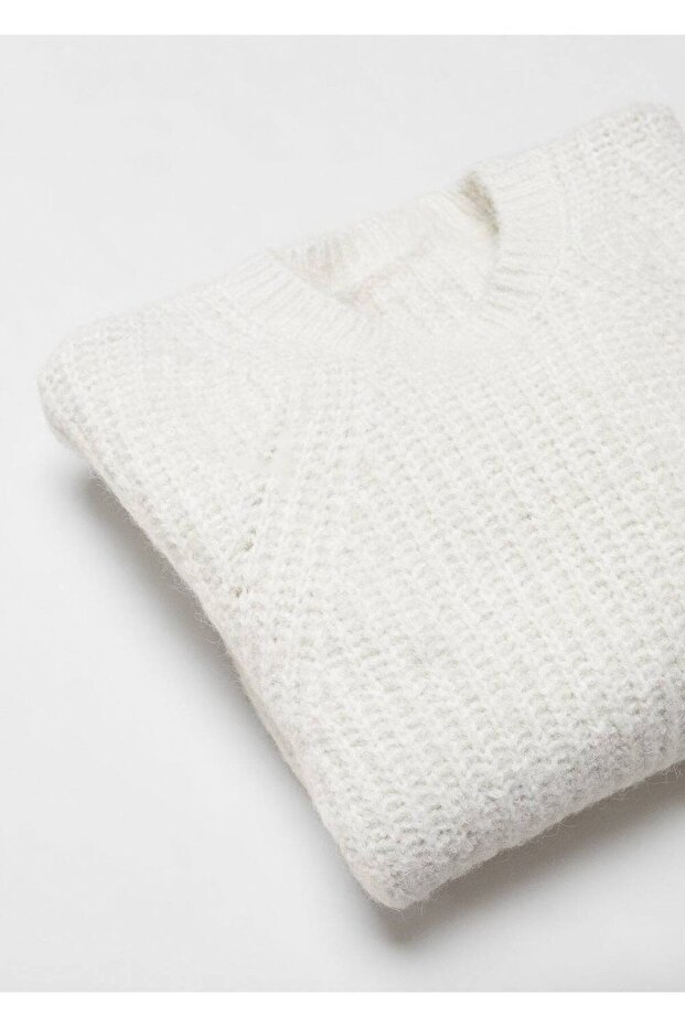 Yuvarlak yaka triko kazak - 6