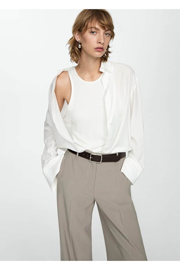 Lyocell akışkan gömlek - 1