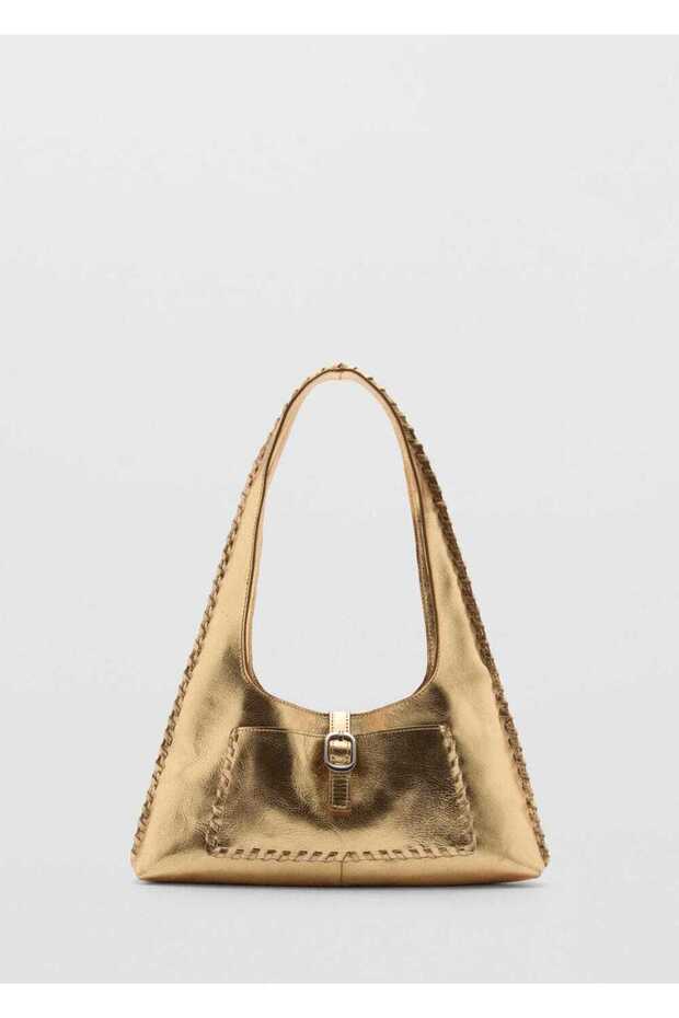 Deri metalik çanta - 2