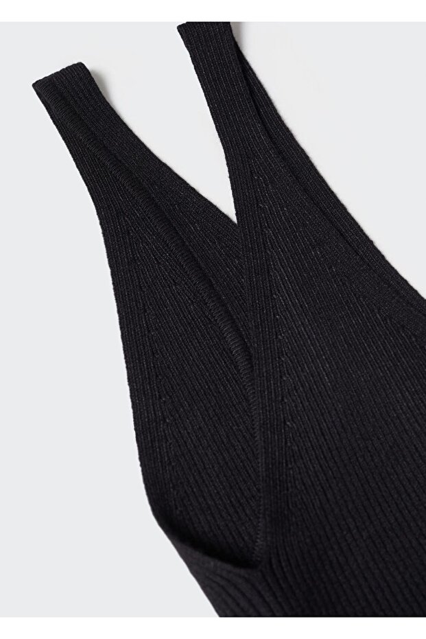 V yaka triko bluz - 7