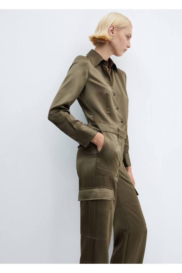 Saten kargo tulum - 6