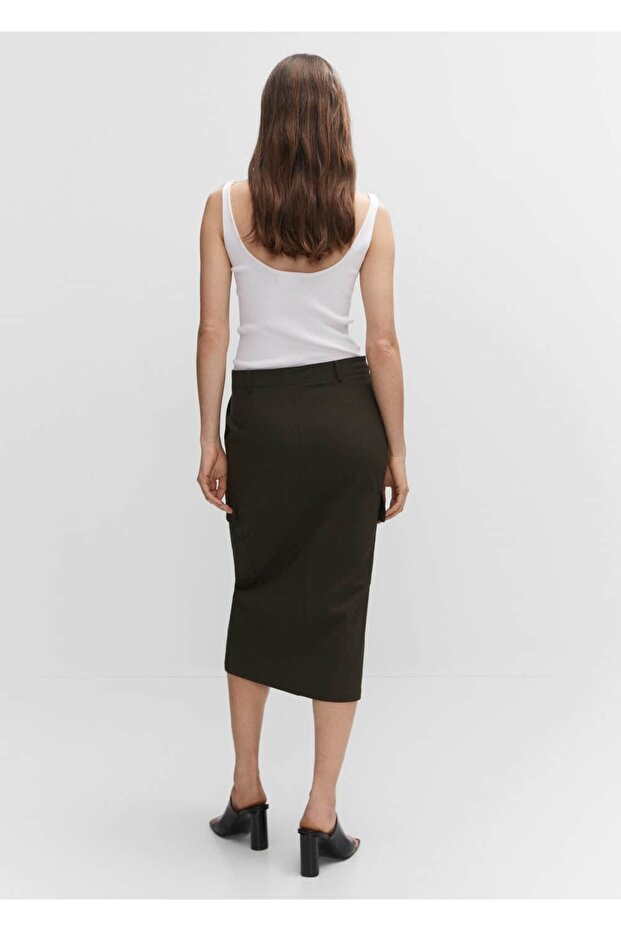 V yaka triko bluz - 4