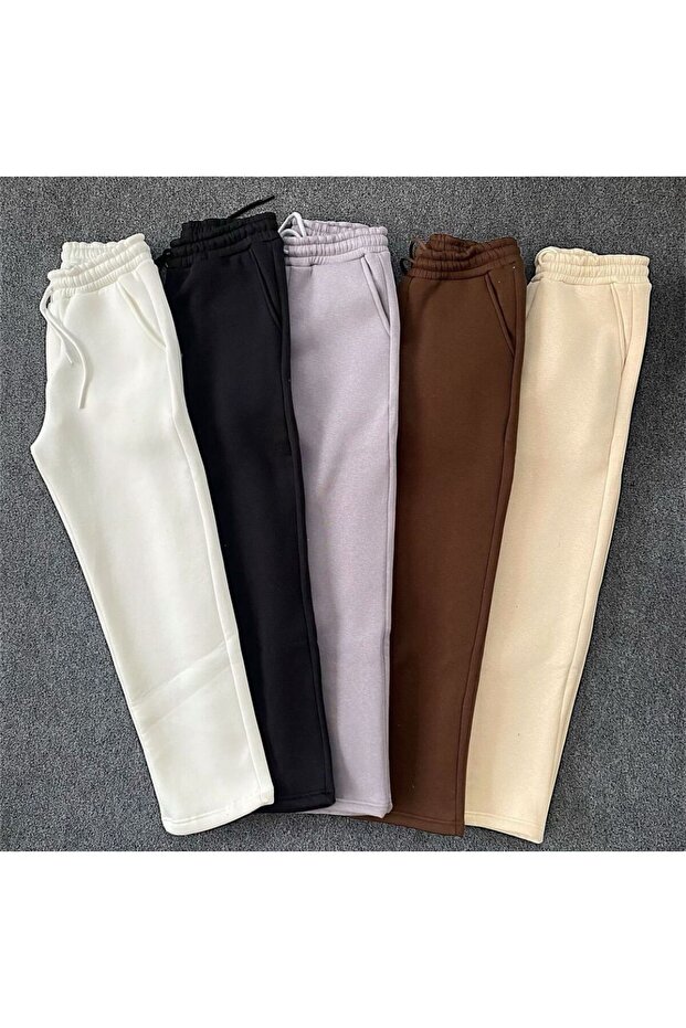 Straight Printed Sweatpants Oversize (Single)
