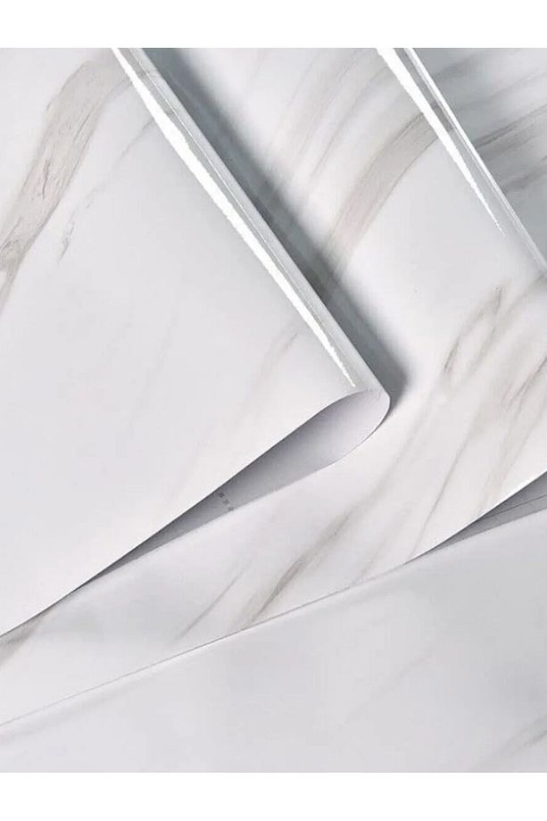 Suya Dayanıklı Mermer Desenli 5mt X 60cm Mutfak Tezgah Dolap Lavabo Yapışkanlı Folyo Kaplama Kağıdı - 9