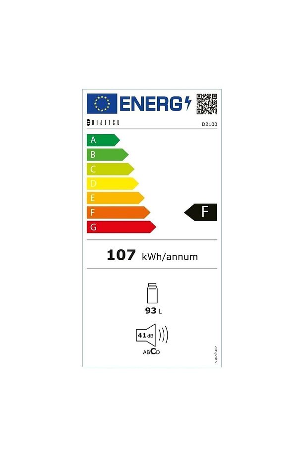 DB100 Mini Buzdolabı A+ 93 l Tezgâh Altı Büro Tipi - 4