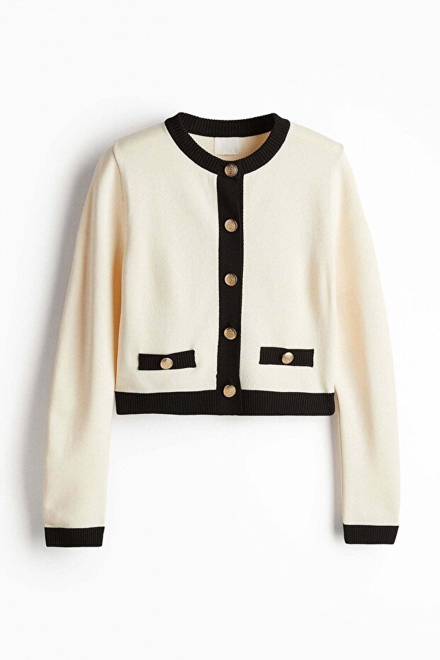 Fine-knit cardigan