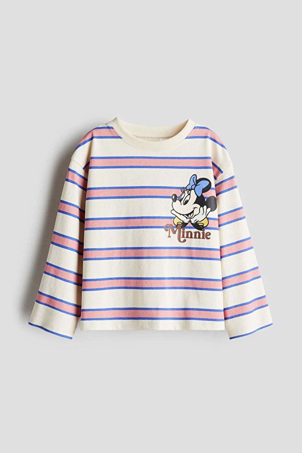 Motif-detail cotton top