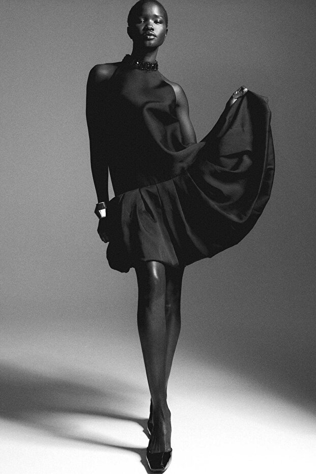 Balon etekli elbise - 3