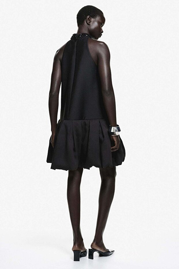 Balon etekli elbise - 6