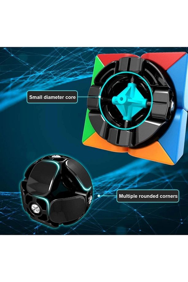 Orijinal Moyu Meilong 2x2 Küp - Moyu Speed Cube - Moyu 2x2 Zeka Küpü - Zeka Küpü - Rubik Küp - 6