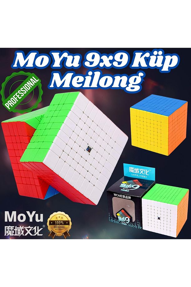 Orijinal Moyu Meilong 9x9 Küp - Moyu Speed Cube - Moyu 9x9 Zeka Küpü - Zeka Küpü - Rubik Küp - 1