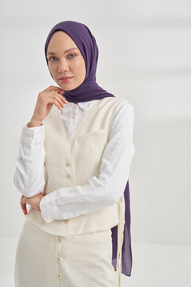 RUSTİK PAMUKSU ŞAL - 1