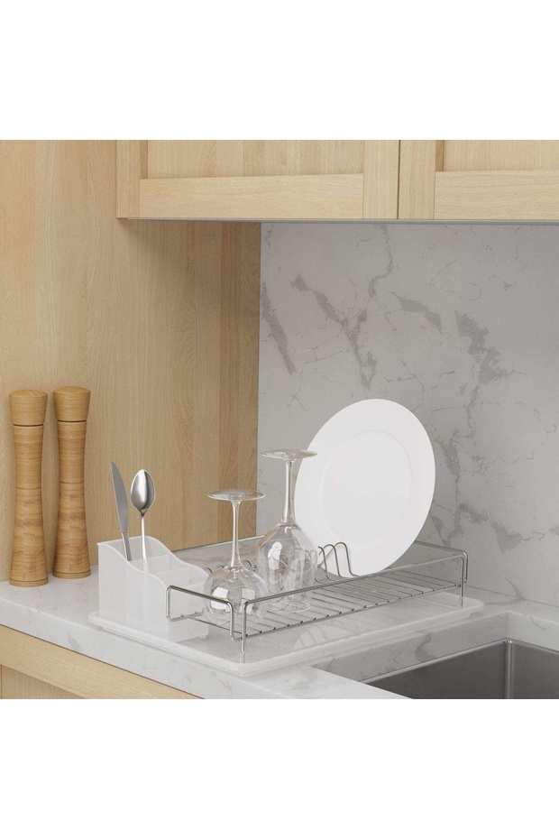 Tek Katlı Tabaklık Bulaşıklık Krom - 3