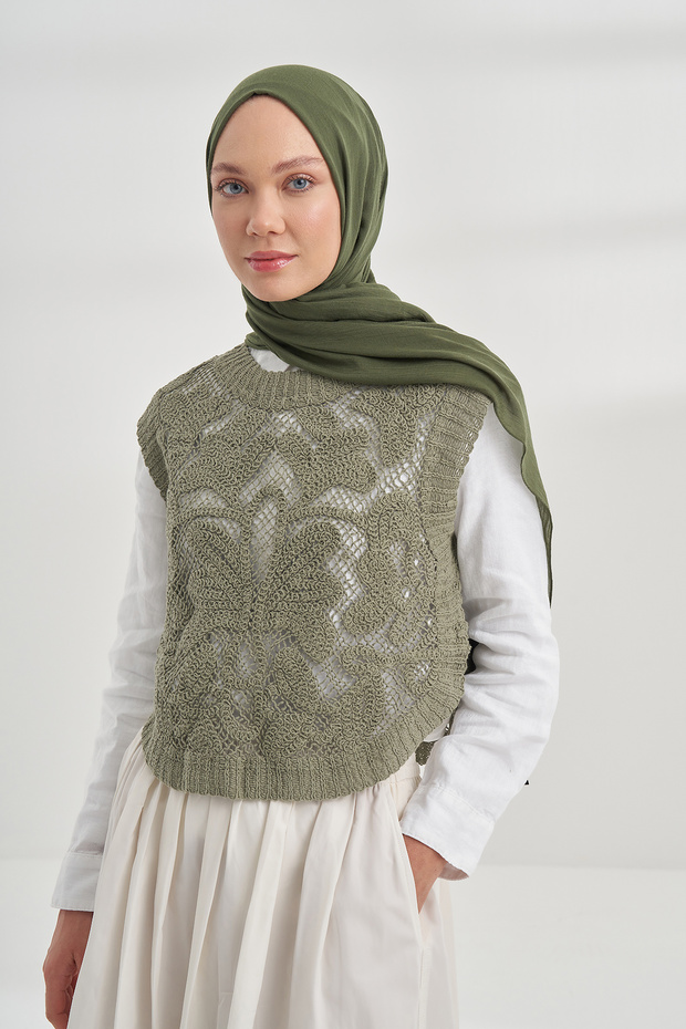 RUSTİK PAMUKSU ŞAL - 3