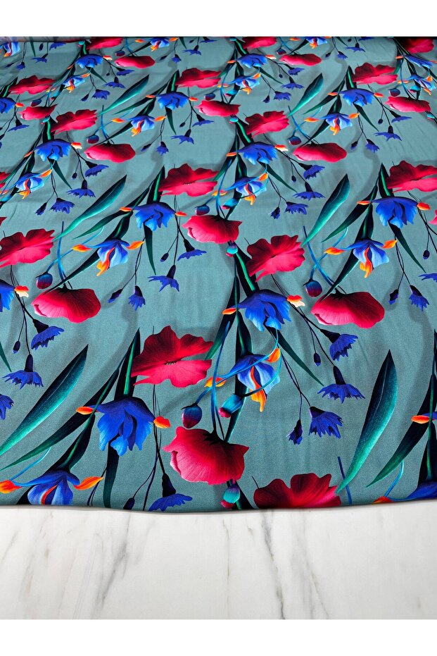 Primrose Pattern Bamboo Digital Dress Viscose Fabric