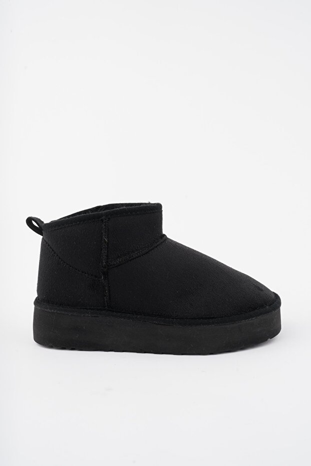 Hug Guaranteed Women's Thick Sole Furry Daily Mini Ankle Boots