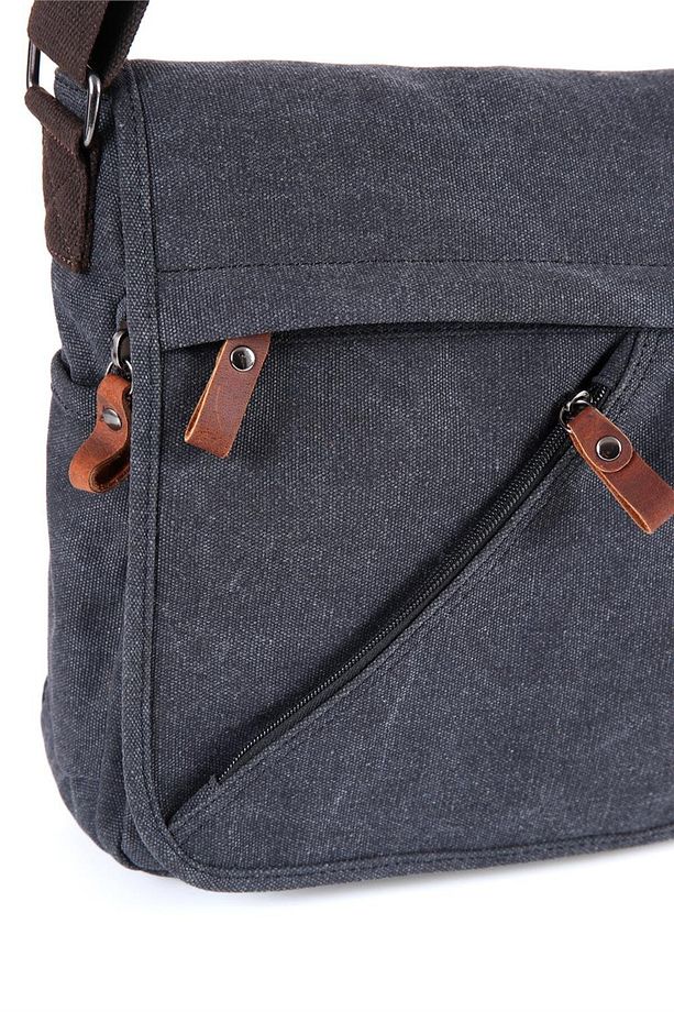 ÇÇS 31472 Kanvas Postacı Çanta Unisex 35*24*9 cm - 4