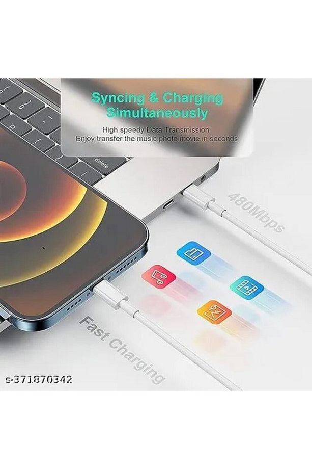2 Metre Type-c To Lightining Iphone Uyumlu 60watt Hızlı Şarj Ve Data Kablosu -2 M. - 5