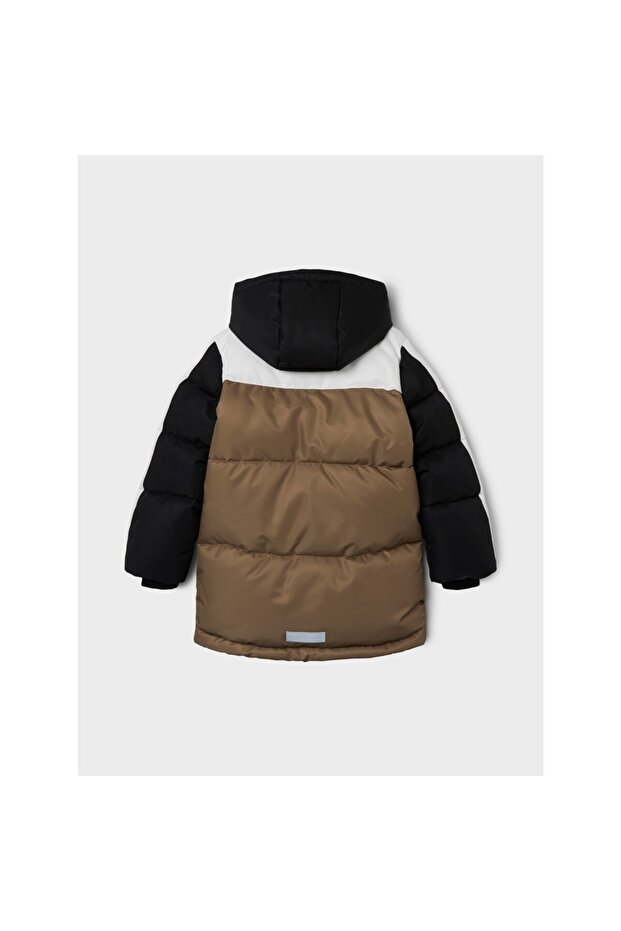 Erkek Çocuk Oversize Kapüşonlu Kışlık Mont-Günlük Kullanım - 3