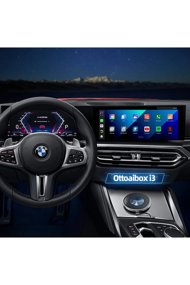 OttoAibox i3 BMW, Android 13, Kablosuz/Wireless CarPlay Üzerinden SM6125 Android Box, - 3