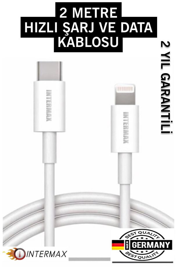 2 Metre Type-c To Lightining Iphone Uyumlu 60watt Hızlı Şarj Ve Data Kablosu -2 M. - 1