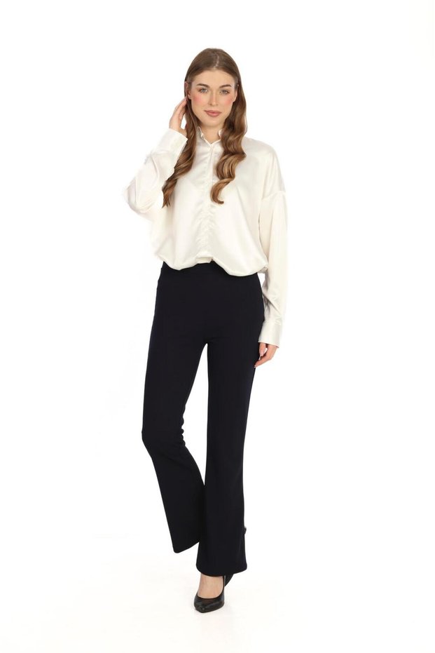 Trendy Waist and Leg Gathering Stylish Look Leggings Pants