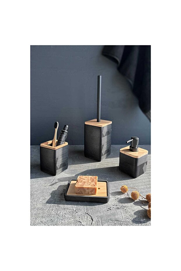 Madera 4'Lü Banyo Seti Siyah - 1
