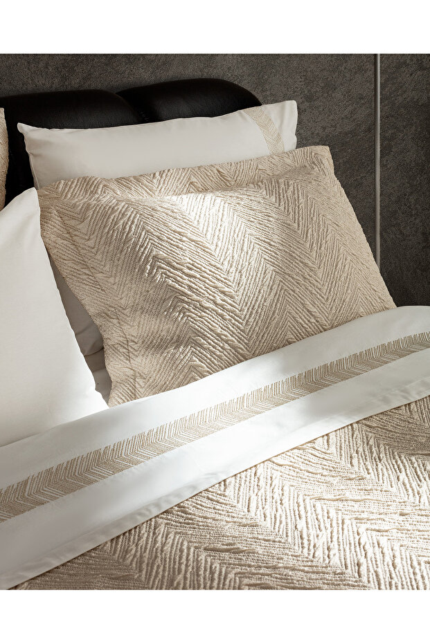 Charente 8 Parça Çeyiz Seti - Bej - 3