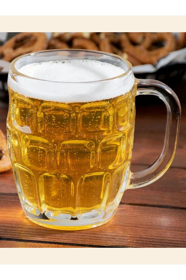 Arjantin Pub Bar 540 CC.24 Adet Kulplu Bira Bardağı. - 2