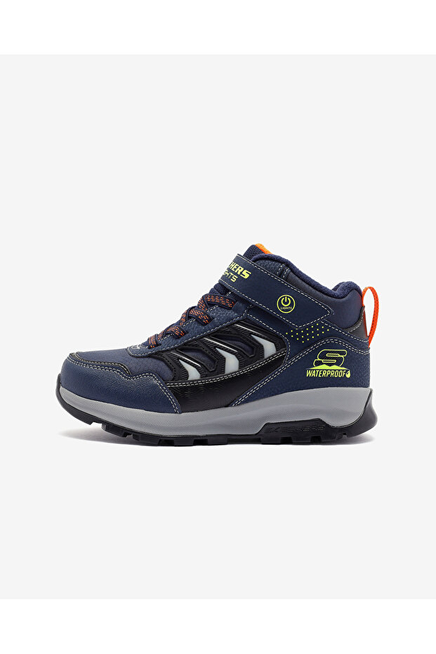 Skechers STORM BLAZER - GLOW ROAM Büyük Erkek Çocuk Lacivert Işıklı Bot 406410L NVBK