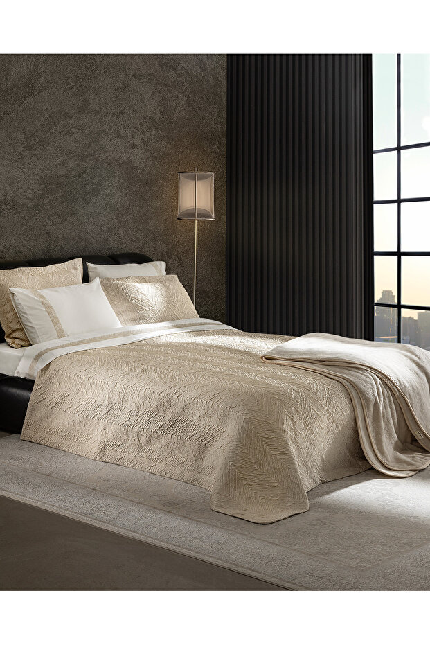 Charente 8 Parça Çeyiz Seti - Bej - 1