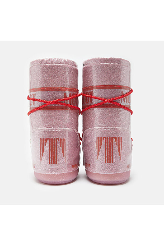 Kadın / Kız Bot (Kar) 80D3400290-J001 Moon Boot Icon Jr Glitter Pink (27-34) - 3