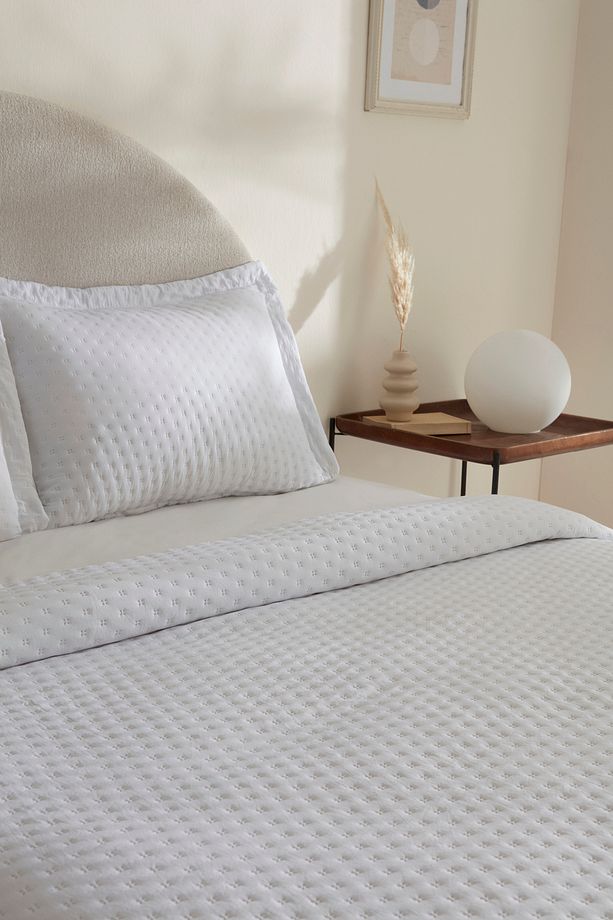 Breeze Soft Yatak Örtüsü Çift Kişilik Offwhite - 5