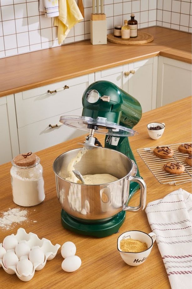 Powercast Chef Döküm Stand Mikser Pine Green Mutfak Şefi 1800W 6,2 Lt - 8