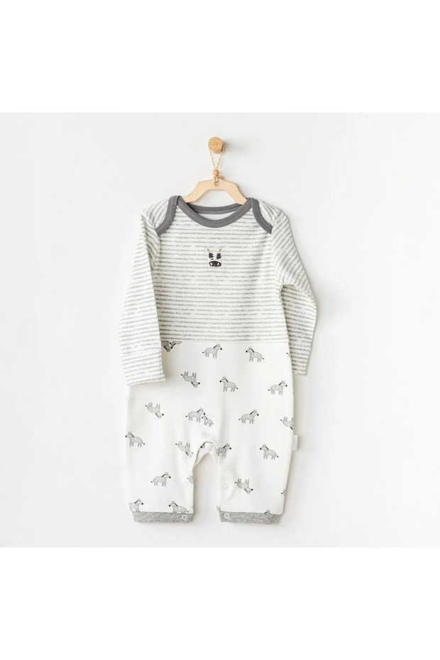 ثوب فضفاض للأطفال من Andywawa Zebra - AC24184 Ecru