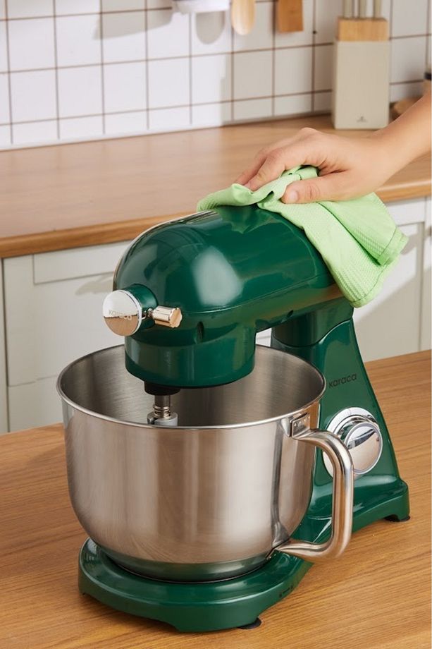 Powercast Chef Döküm Stand Mikser Pine Green Mutfak Şefi 1800W 6,2 Lt - 5