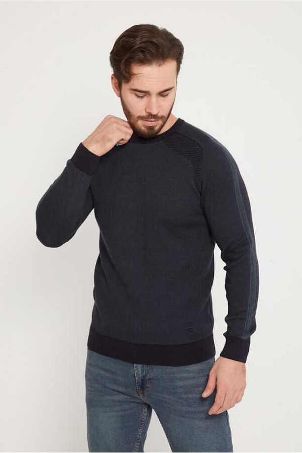 Pamuklu Kışlık Regular Fit Kazak - 2