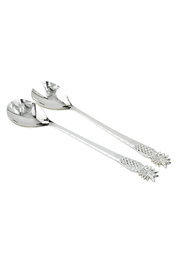 Metal Tea Spoon Set Silver - 1