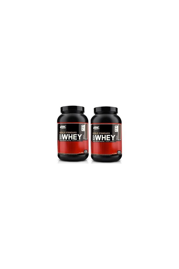 %100 Whey Protein Gold Standart Çikolata Aromalı 2LBS./908 gr x 2 Adet - 1