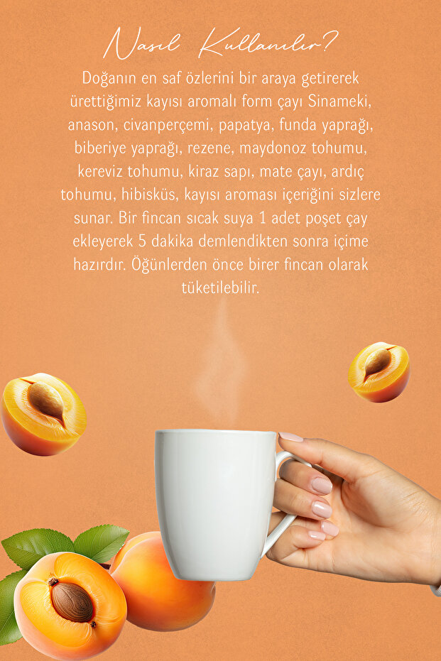 Kayısı Aromalı Form Çayı - 2